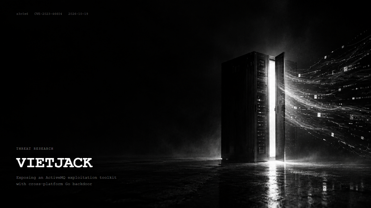 VIETJACK: Exposing an ActiveMQ Exploitation Toolkit with Cross-Platform Go Backdoor